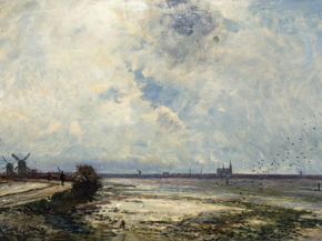 Johan Barthold Jongkind - Dutch Landscape | Ян Бартолд Йонгкинд