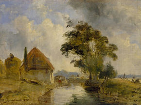 Johan Barthold Jongkind - Environs of Breda | Ян Бартолд Йонгкинд