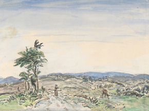 Johan Barthold Jongkind - Landscape | Ян Бартолд Йонгкинд