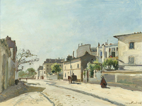 Johan Barthold Jongkind - Rue Notre-Dame, Parijs | Ян Бартолд Йонгкинд