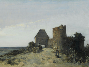 Johan Barthold Jongkind - Ruins of the Rosemont | Ян Бартолд Йонгкинд