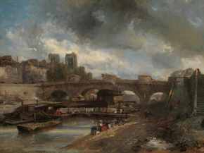Johan Barthold Jongkind - The Pont Neuf | Ян Бартолд Йонгкинд