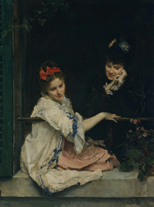 Raimundo de Madrazo - Girls at a Window | Раймундо Мадрасо