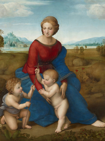 Raffaello Santi - Madonna in the Meadow | Рафаэль Санти
