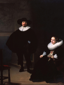 Rembrandt van Rijn - A Lady and Gentleman in Black | Рембрандт