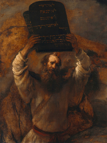 Rembrandt van Rijn - Moses with the Ten Commandments | Рембрандт