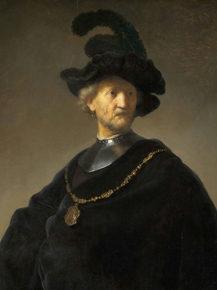 Rembrandt van Rijn - Old Man with a Gold Chain | Рембрандт