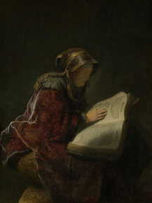 Rembrandt van Rijn - Old woman reading | Рембрандт