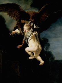 Rembrandt van Rijn - The Abduction of Ganymede | Рембрандт
