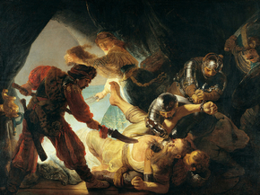 Rembrandt van Rijn - The Blinding of Samson | Рембрандт