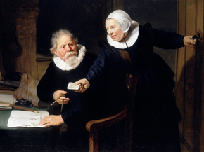 Rembrandt van Rijn - The Shipbuilder and his Wife | Рембрандт