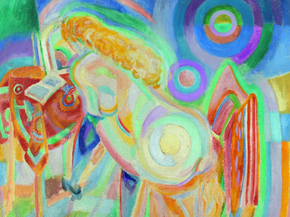 Robert Delaunay - Nude Woman Reading | Робер Делоне Robert Delaunay - Nude Woman Reading | Робер Делоне