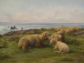 Rosa Bonheur - Sheep by the Sea | Роза Бонёр