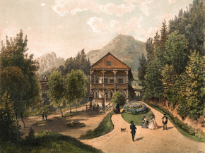 Rudolf von Alt - Old restaurant in Stary Smokovec | Рудольф фон Альт