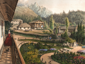 Rudolf von Alt - Stary Smokovec, the upper part | Рудольф фон Альт