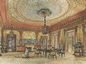 Rudolf von Alt - The Japanese Salon | Рудольф фон Альт