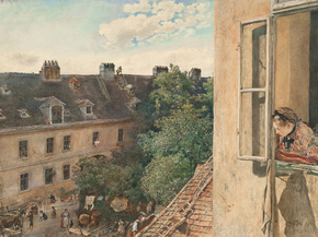 Rudolf von Alt - View of the Alservorstadt, 1872 | Рудольф фон Альт