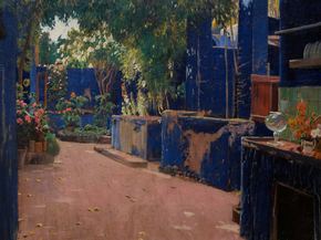 Santiago Rusinol - Blue Courtyard | Сантьяго Рузиньол