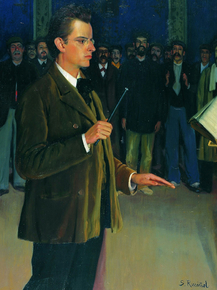 Santiago Rusinol - Enric Morera directing the choir | Сантьяго Рузиньол Santiago Rusinol - Enric Morera directing the choir | Сантьяго Рузиньол