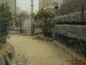Santiago Rusinol - Garden of Montmartre | Сантьяго Рузиньол