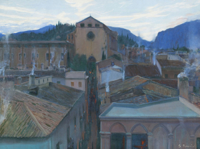 Santiago Rusinol - Holy Thursday in Pollenca | Сантьяго Рузиньол