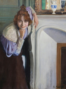 Santiago Rusinol - Laughing Girl | Сантьяго Рузиньол Santiago Rusinol - Laughing Girl | Сантьяго Рузиньол