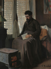 Santiago Rusinol - Ramon Canudas, sick convalescent | Сантьяго Рузиньол