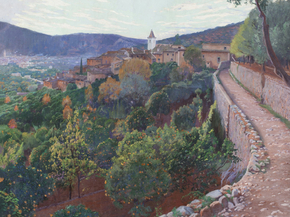Santiago Rusinol - Sunset | Сантьяго Рузиньол