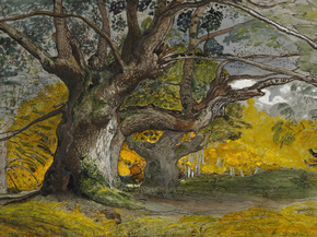 Samuel Palmer - Oak Trees, Lullingstone Park | Сэмюэл Палмер