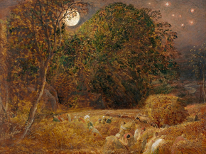 Samuel Palmer - The Harvest Moon | Сэмюэл Палмер