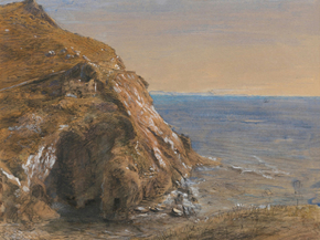 Samuel Palmer - The Rock Slip near Boscastle | Сэмюэл Палмер