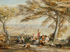 Samuel Palmer - The rustic dinner | Сэмюэл Палмер