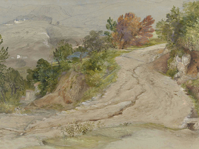Samuel Palmer - Weg in een Italiaans berglandschap | Сэмюэл Палмер Samuel Palmer - Weg in een Italiaans berglandschap | Сэмюэл Палмер