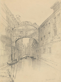Samuel Prout - The Bridge of Sighs, Venice | Сэмюэл Праут