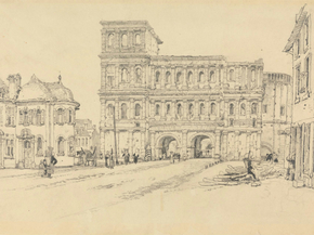 Samuel Prout - The Porta Nigra, Trier | Сэмюэл Праут