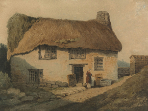 Samuel Prout - The Thatched Cottage | Сэмюэл Праут