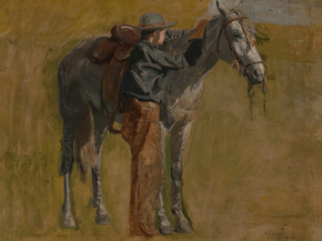 Thomas Eakins - Cowboy. Study for Cowboys in the Badlands | Томас Икинс