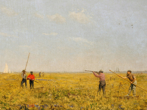 Thomas Eakins - Pushing for Rail | Томас Икинс Thomas Eakins - Pushing for Rail | Томас Икинс