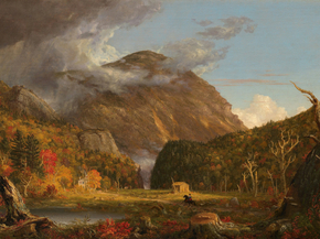 Thomas Cole - A View of the Mountain Pass Called the Notch | Томас Коул