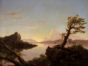 Thomas Cole - American Lake Scene | Томас Коул
