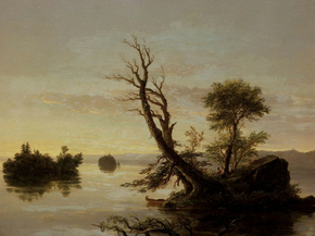 Thomas Cole - American Lake Scene | Томас Коул