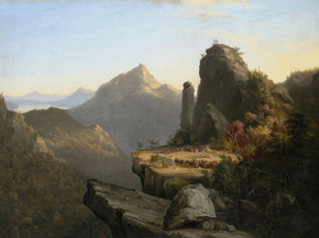 Thomas Cole - Scene from The Last of the Mohicans | Томас Коул Thomas Cole - Scene from The Last of the Mohicans | Томас Коул