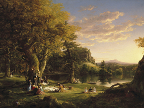 Thomas Cole - The Pic-Nic | Томас Коул