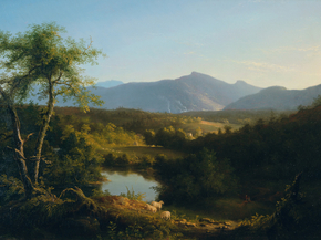 Thomas Cole - View Near the Village of Catskill | Томас Коул