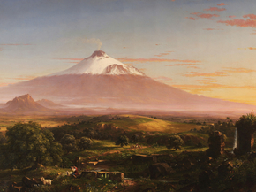 Thomas Cole - View of Mount Etna | Томас Коул