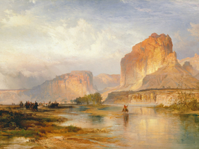 Thomas Moran - Cliffs of Green River | Томас Моран Thomas Moran - Cliffs of Green River | Томас Моран