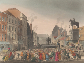 Thomas Rowlandson - Pillory, Charing Cross | Томас Роулендсон
