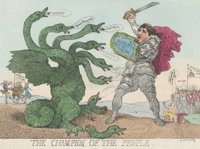 Thomas Rowlandson - The Champion of the People | Томас Роулендсон Thomas Rowlandson - The Champion of the People | Томас Роулендсон