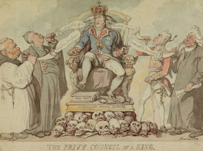 Thomas Rowlandson - The Privy Council of a King | Томас Роулендсон