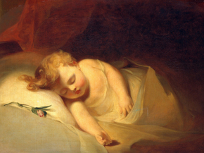 Thomas Sully - Child Asleep. The Rosebud | Томас Салли